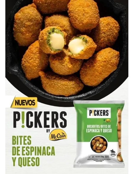 Pickers Bite Espinaca & Queso X 2000 Gr